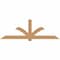 Ekena Millwork Redmond Smooth Timber Gable Bracket, Western Red Cedar, 96"W x 32"H x 3 1/2"D x 5 1/2"F, 8/12 Pitch GBW096X32X0406RED00SWR - alternate 1